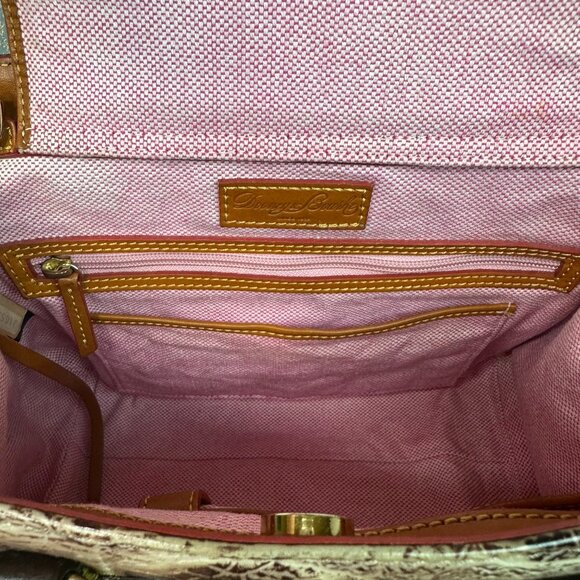 Dooney & Bourke Janine Croc Embossed Satchel Convertible Crossbody - Picture 9 of 16